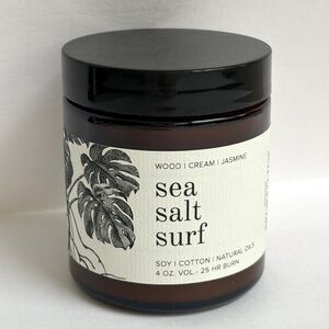 Broken Top Candle Company Sea Salt Surf Soy Wax Candle 4oz Wood Cream Jasmine